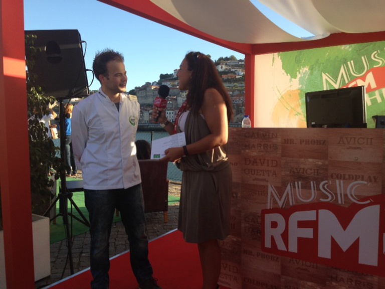 Chef Flávio Silva of O Buke Restaurant at the Vinho Verde Wine Fest