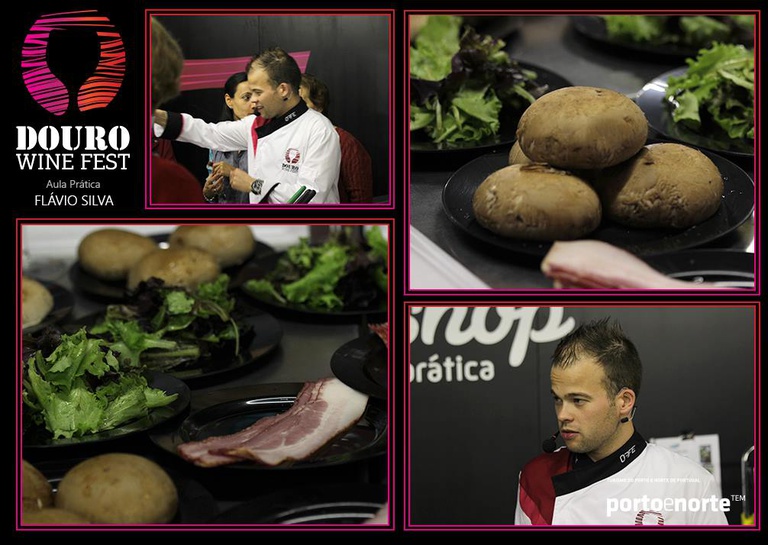 Chef Flávio Silva at the Douro Wine Fest