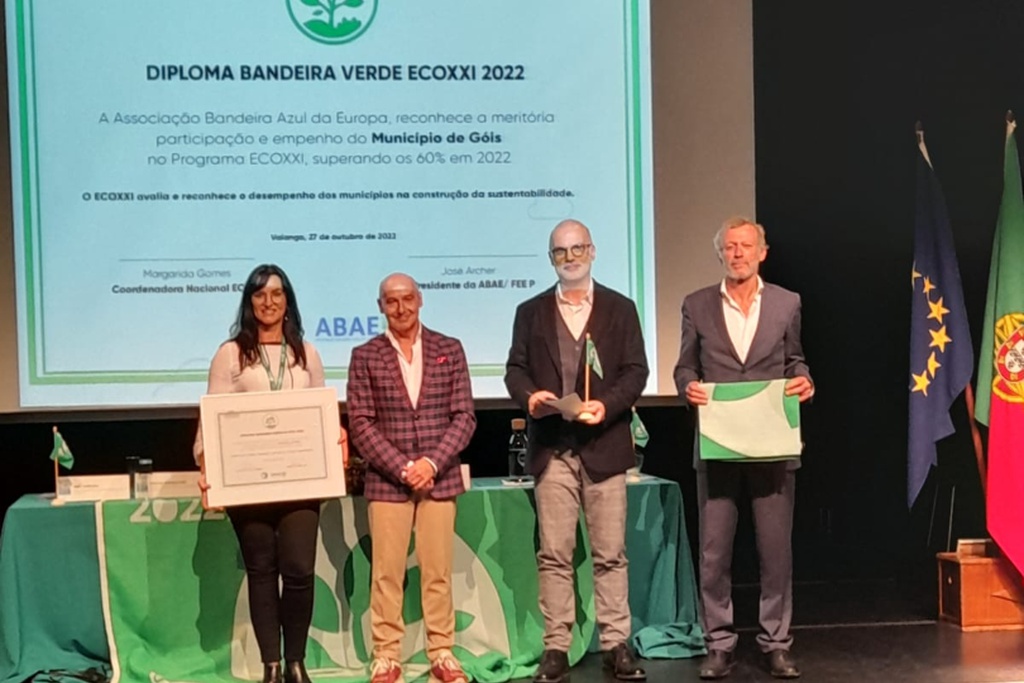 Góis wins another ECOXXI Green Flag Award